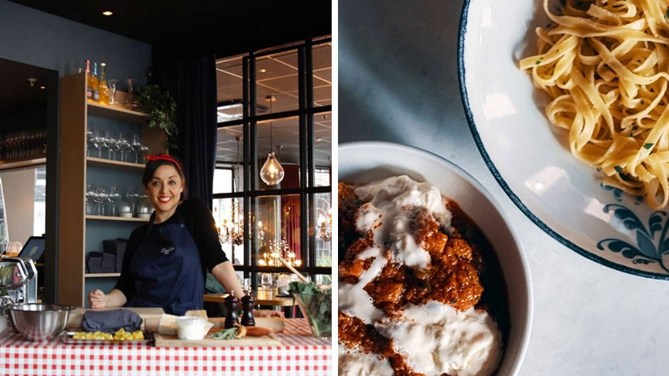Pastakurs hos Winther med hjemmelaget pasta, ost fra eget ysteri og italiensk vin